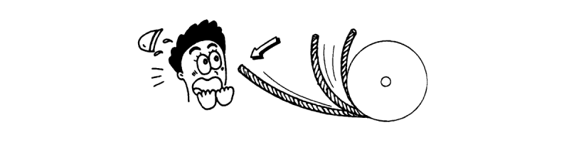 解梱とロープの引出し